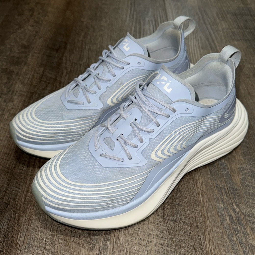 APL Light Blue and White Women's Athletic Shoes